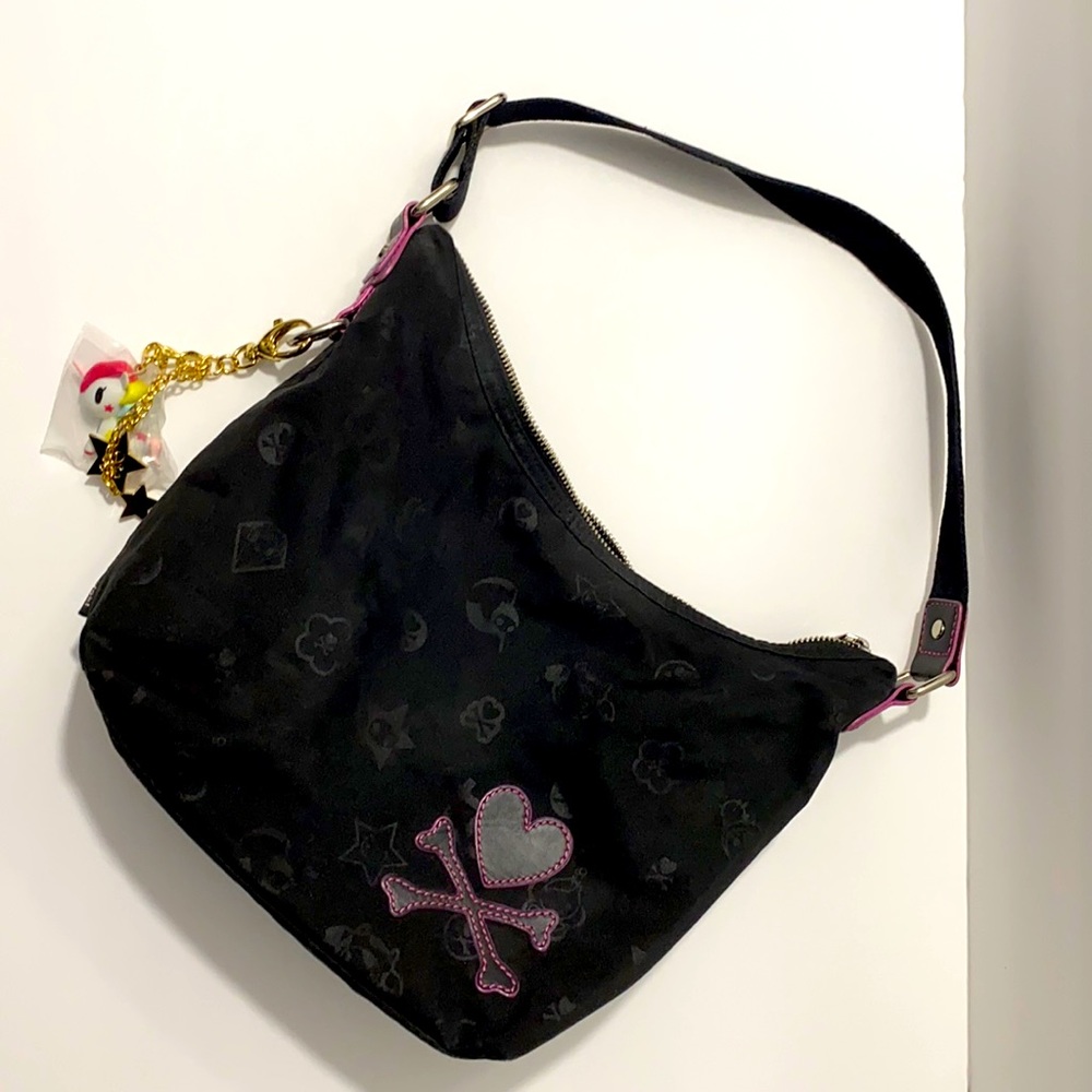 Tokidoki Shoulder Bag and Cosmetic Bag with Bonus Free Wallet